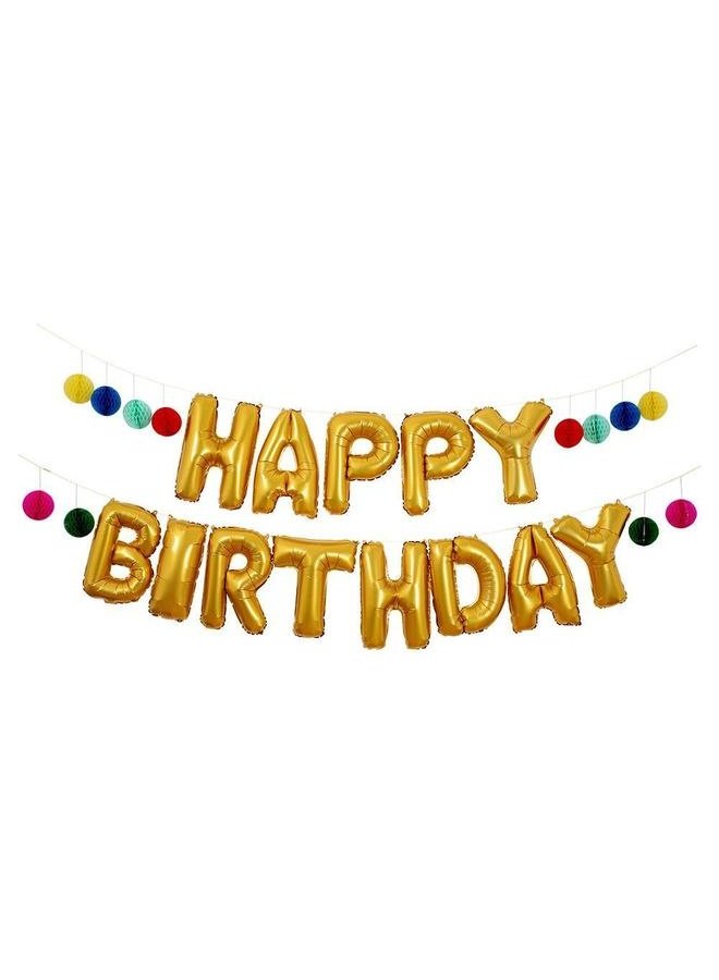 Happy Birthday Balloon Garland Kit