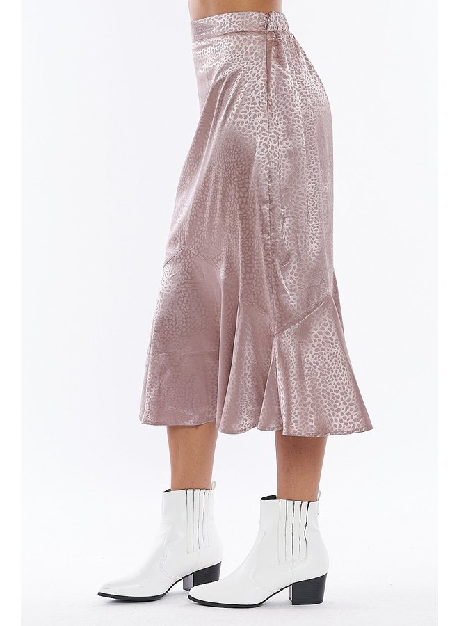 Lavender Silk Skirt