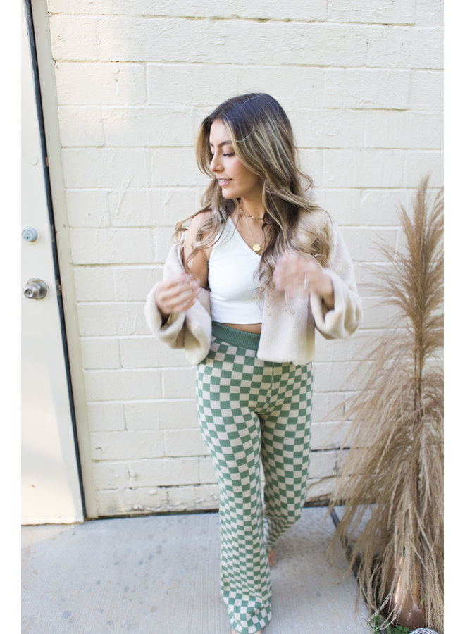Olive Checkered Pants