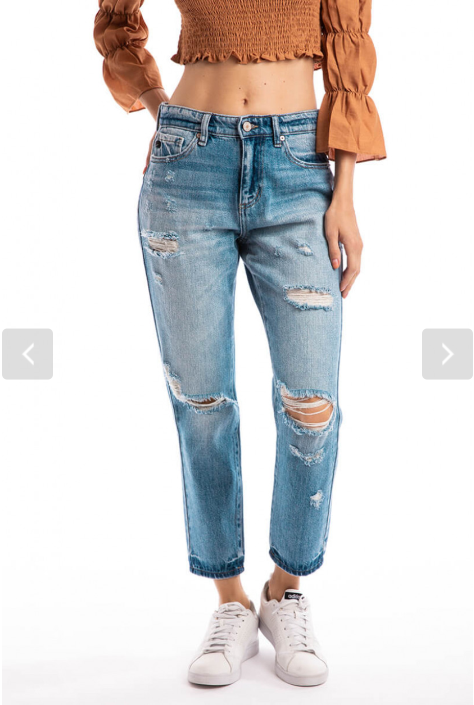 red kancan jeans
