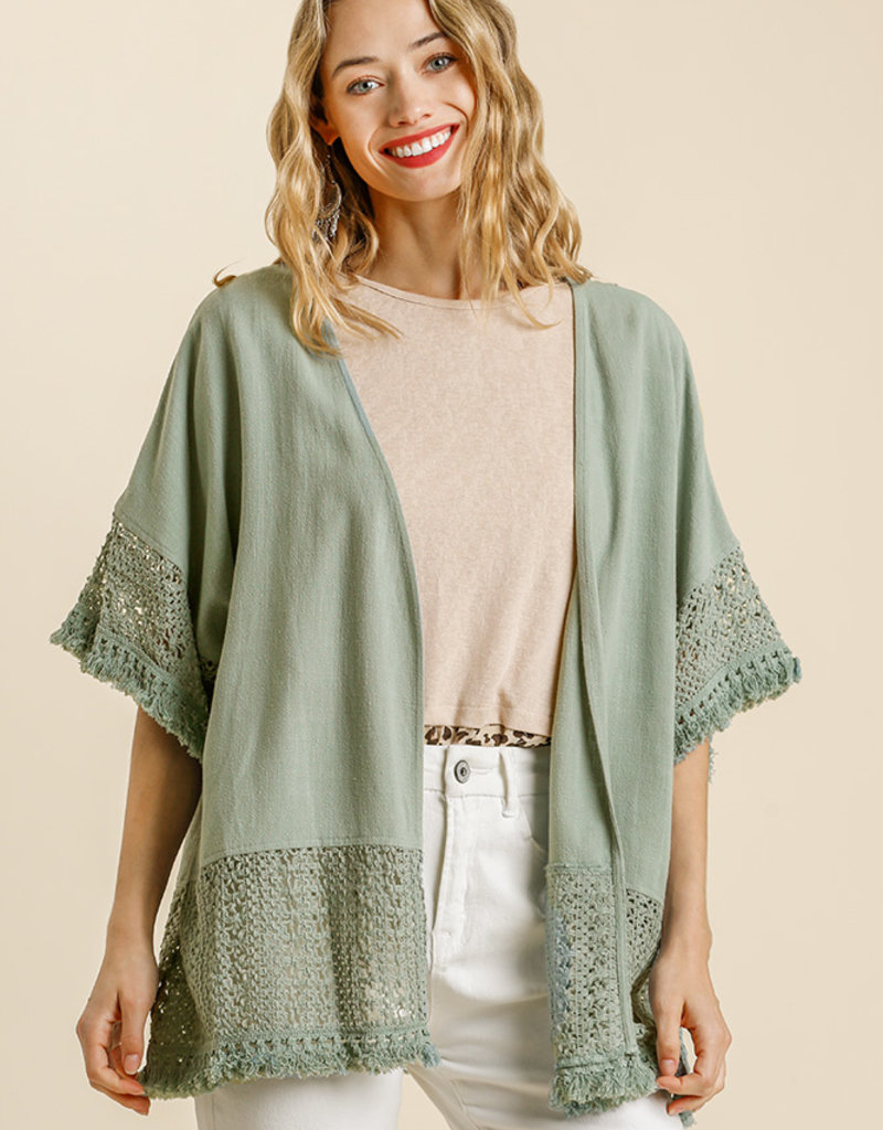 linen cardigan