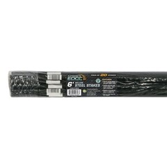 Bond Grower's Edge Deluxe  Green Steel Stake 6'  7/16"  20/Bag