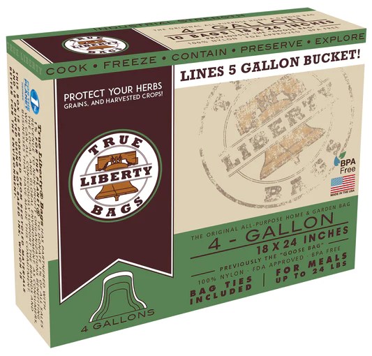 True Liberty Bags True Liberty Goose 4 Gallon Bags  18" x 24" 100/pack