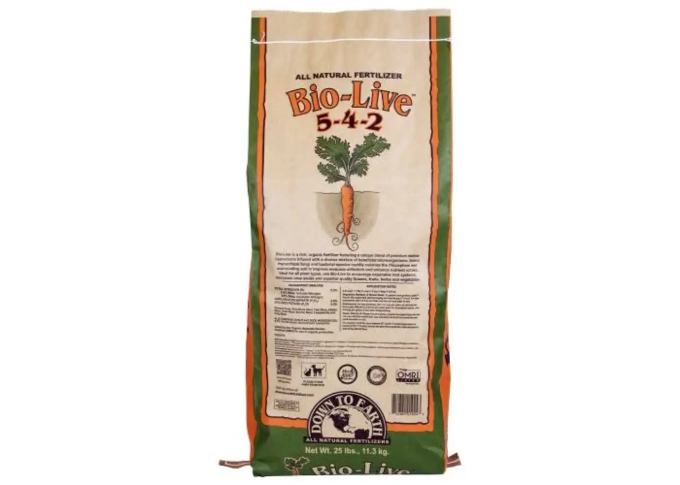 Down To Earth Bio-Live - 25 lb