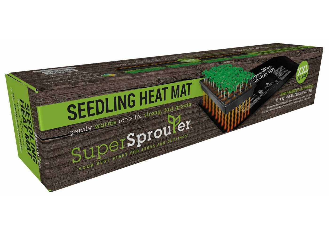 Super Sprouter 4 Tray Seedling Heat Mat  XL  21"-48"