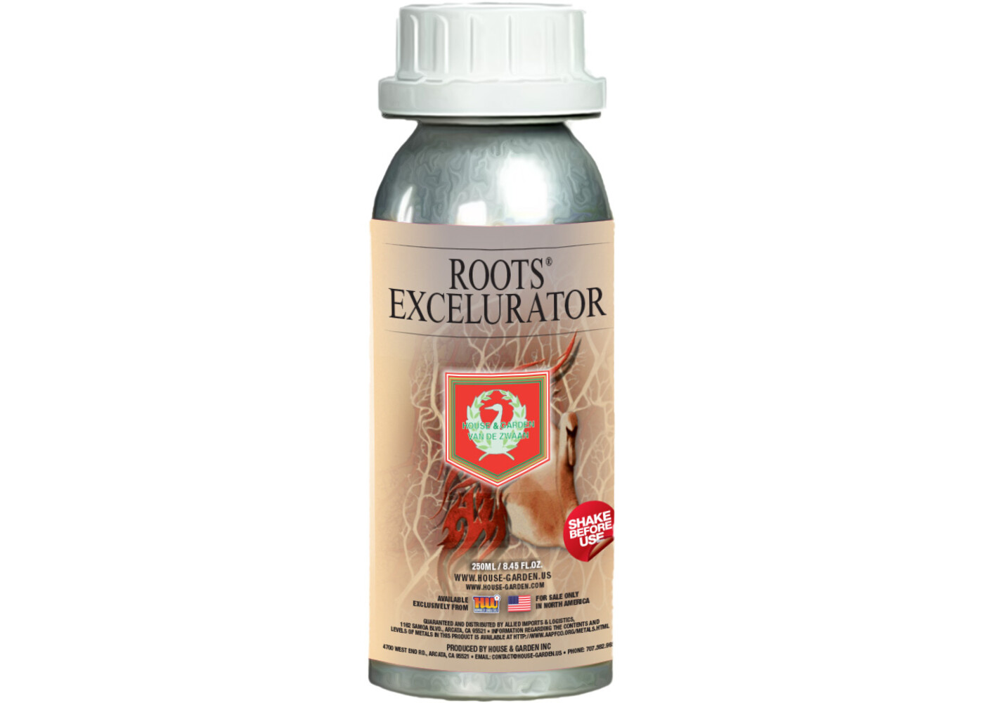 House & Garden House and Garden Roots Excelurator Silver 250 mL