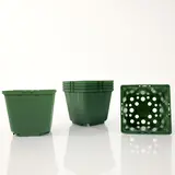  Black 5"x5"x4.5" 1.25qt SQUARE Pot