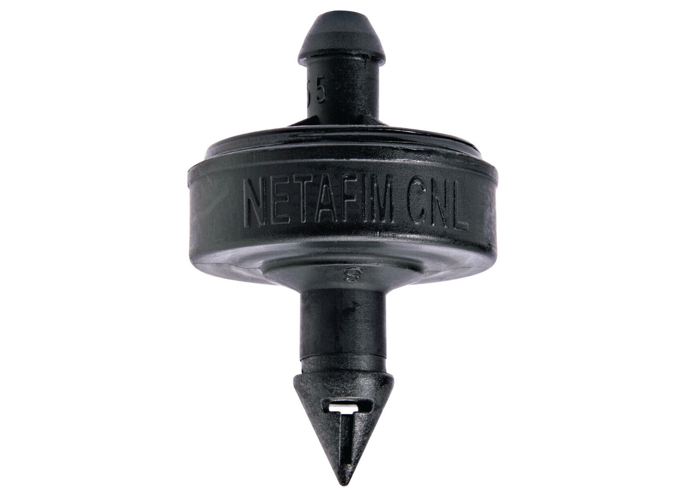 Hydro Flow Hydro Flow / Netafim Black Self Piercing Emitter / Dripper with Check Valve 1.0 GPH