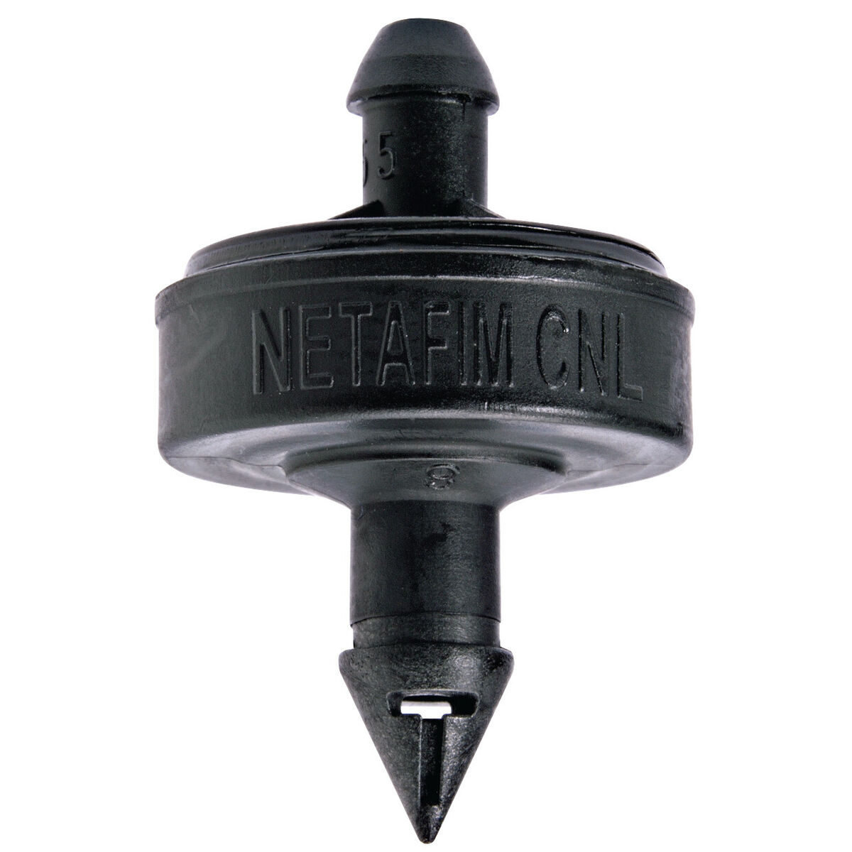 Hydro Flow Hydro Flow / Netafim Black Self Piercing Emitter / Dripper with Check Valve 1.0 GPH
