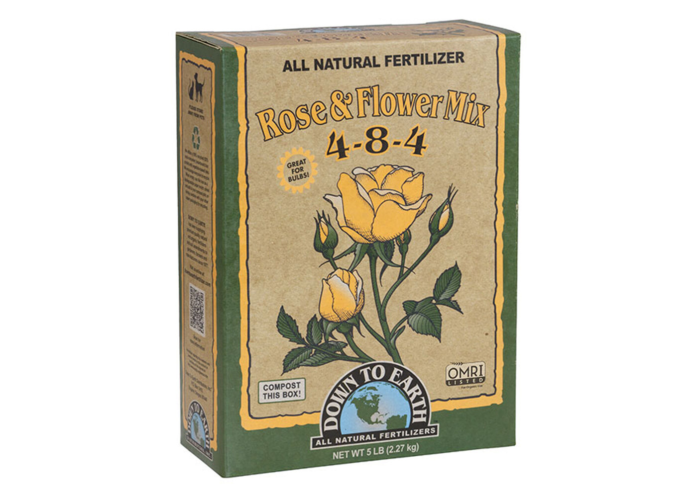 Down To Earth Rose & Flower Mix 5lb