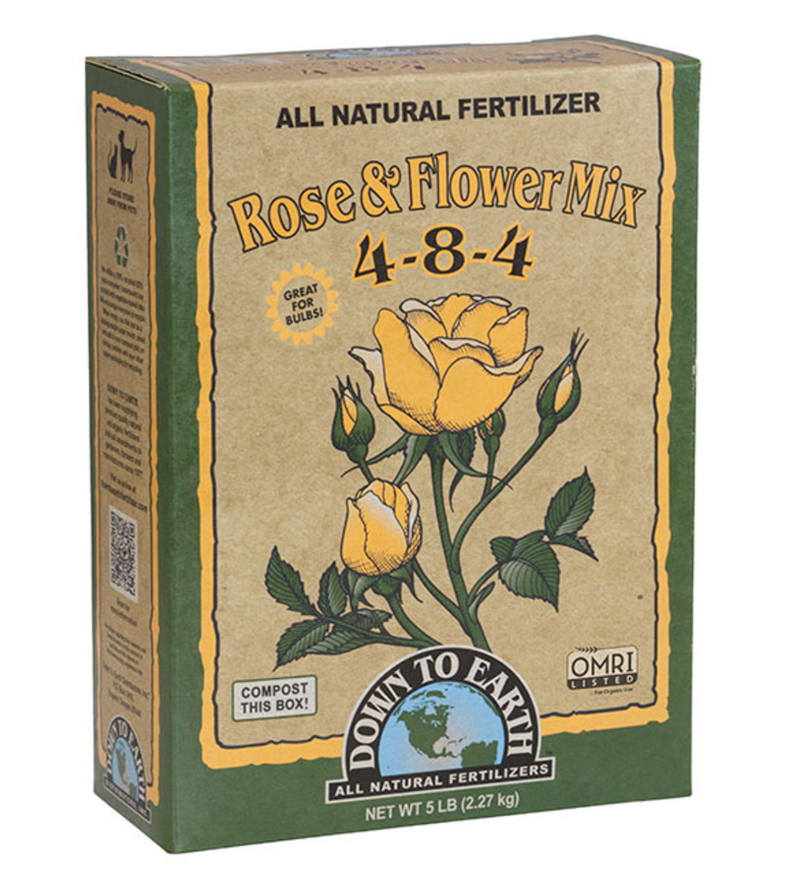 Down To Earth Rose & Flower Mix 5lb