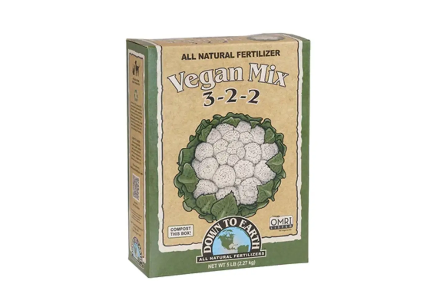 Down To Earth Vegan Mix 5lb