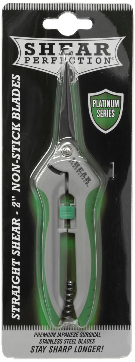 Shear Perfection Shear Perfection Platinum Stainless Trimming Shear Scissor - 2" Straight Blades