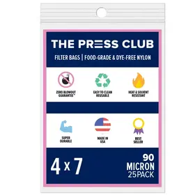 The Press Club Filter Bag 4x7 90 Micron 25/pk