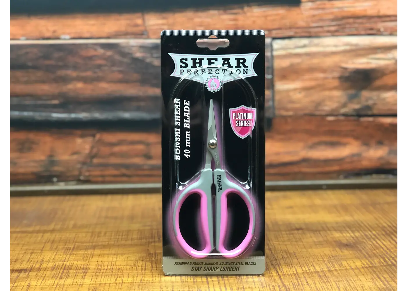 Shear Perfection Shear Perfection Bonsai Scissor - Pink 1.5" Straight Blade