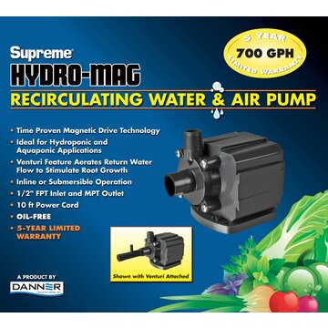 Danner Danner Hydro-Mag 700 GPH Utility Pump w/ Venturi