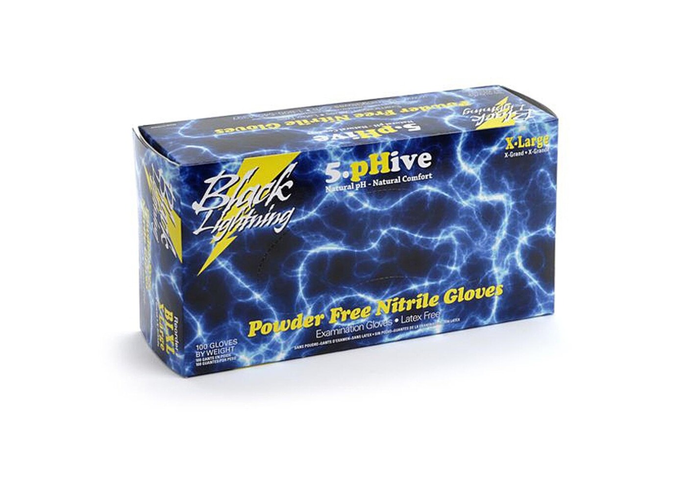 Black Lightning Black Lightning Powder Free Nitrile Gloves X-Large