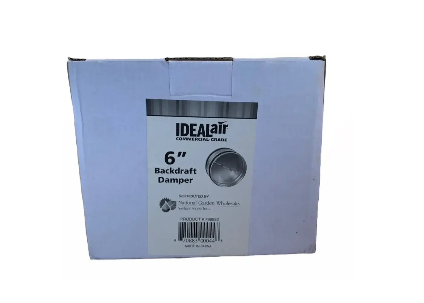 Ideal Air Ideal-Air / Field Controls Back Draft Damper 6"