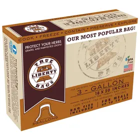 True Liberty Bags True Liberty Turkey 3 Gallon Bags l 18"x20" 100/pk