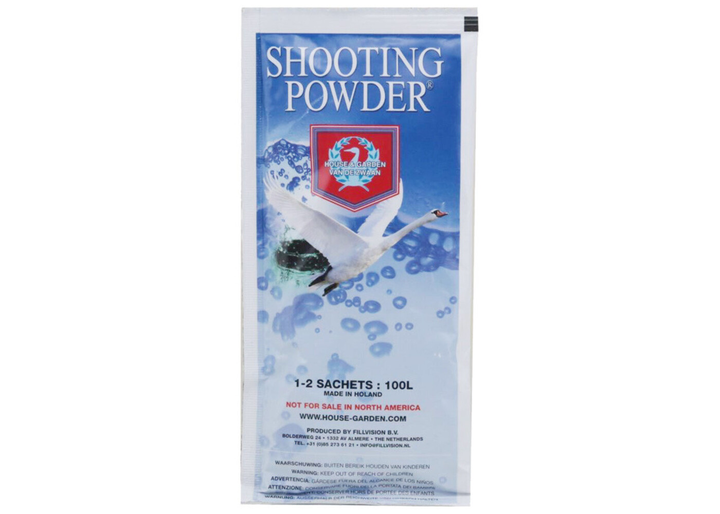 House & Garden House and Garden Shooting Powder INDIVIDUAL Sachet