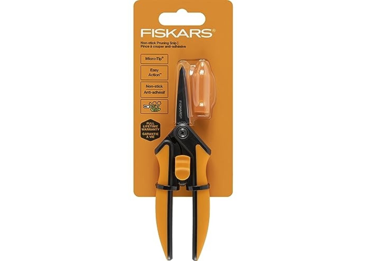 Fiskars Fiskars Non-Stick Softgrip Micro-Tip Pruning Scissor Snip