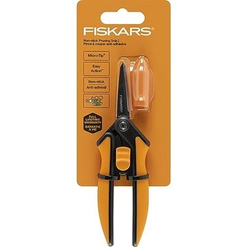 Fiskars Fiskars Non-Stick Softgrip Micro-Tip Pruning Scissor Snip