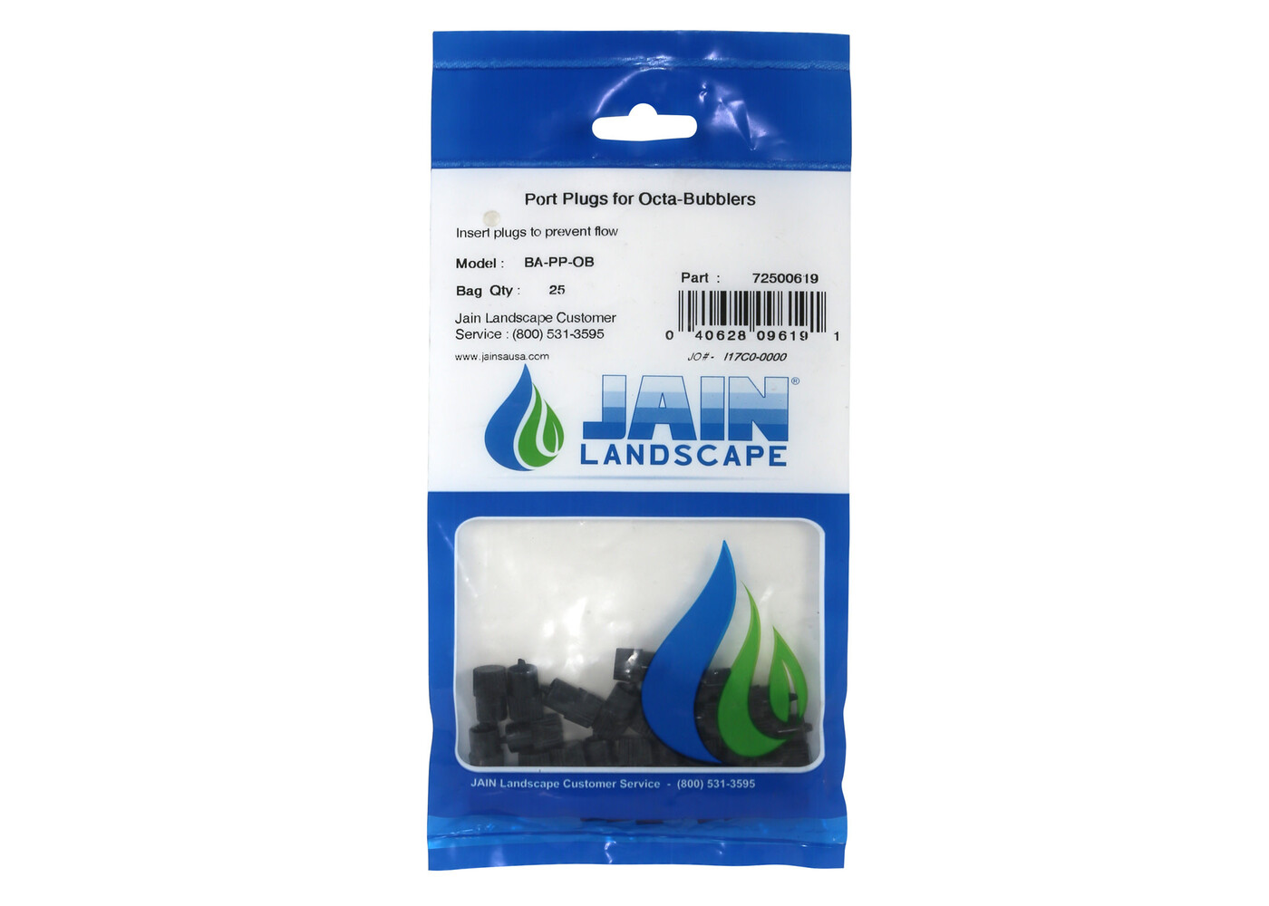 Hydro Flow 72500619  Irrigation Port Plugs for Octa-Bubblers, BA-PP-OB EACH