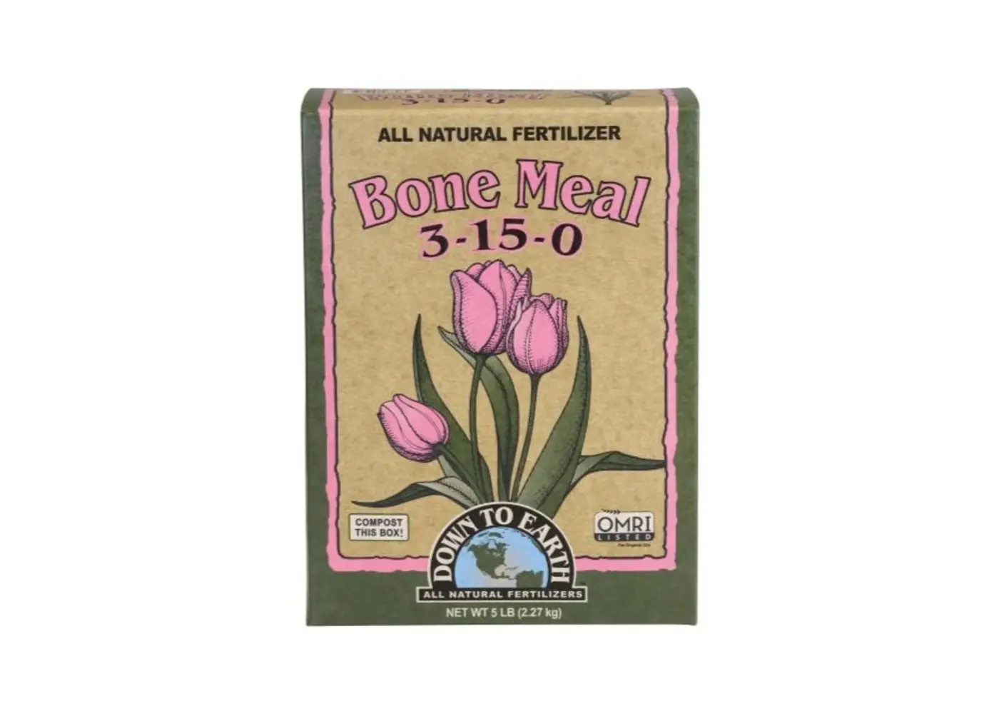 Down To Earth Bone Meal 3-15-0 5lbs