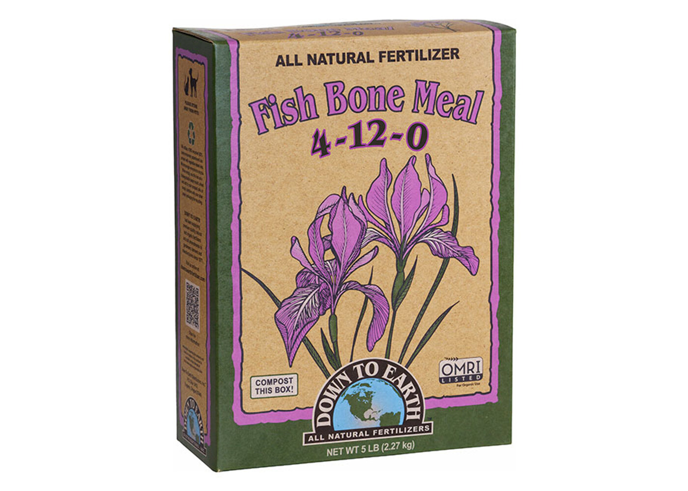 Down To Earth Fish Bone Meal - 5 lb