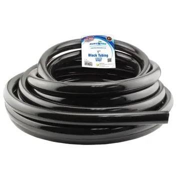 Hydro Flow Hydro Flow Vinyl Tubing Black 1" ID - 1.25" OD 50' Roll