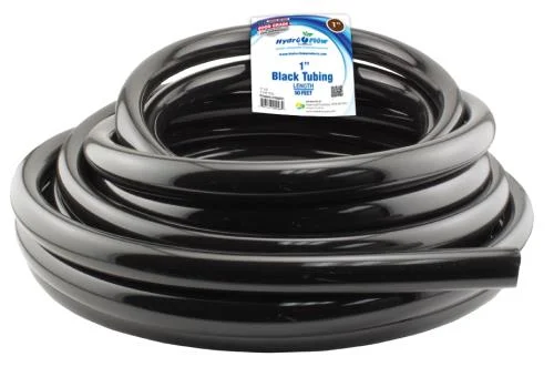 Hydro Flow Hydro Flow Vinyl Tubing Black 1" ID - 1.25" OD 50' Roll