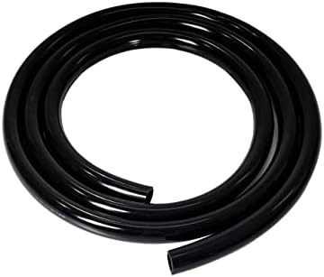 1" ID Black Tubing Cut by the Foot