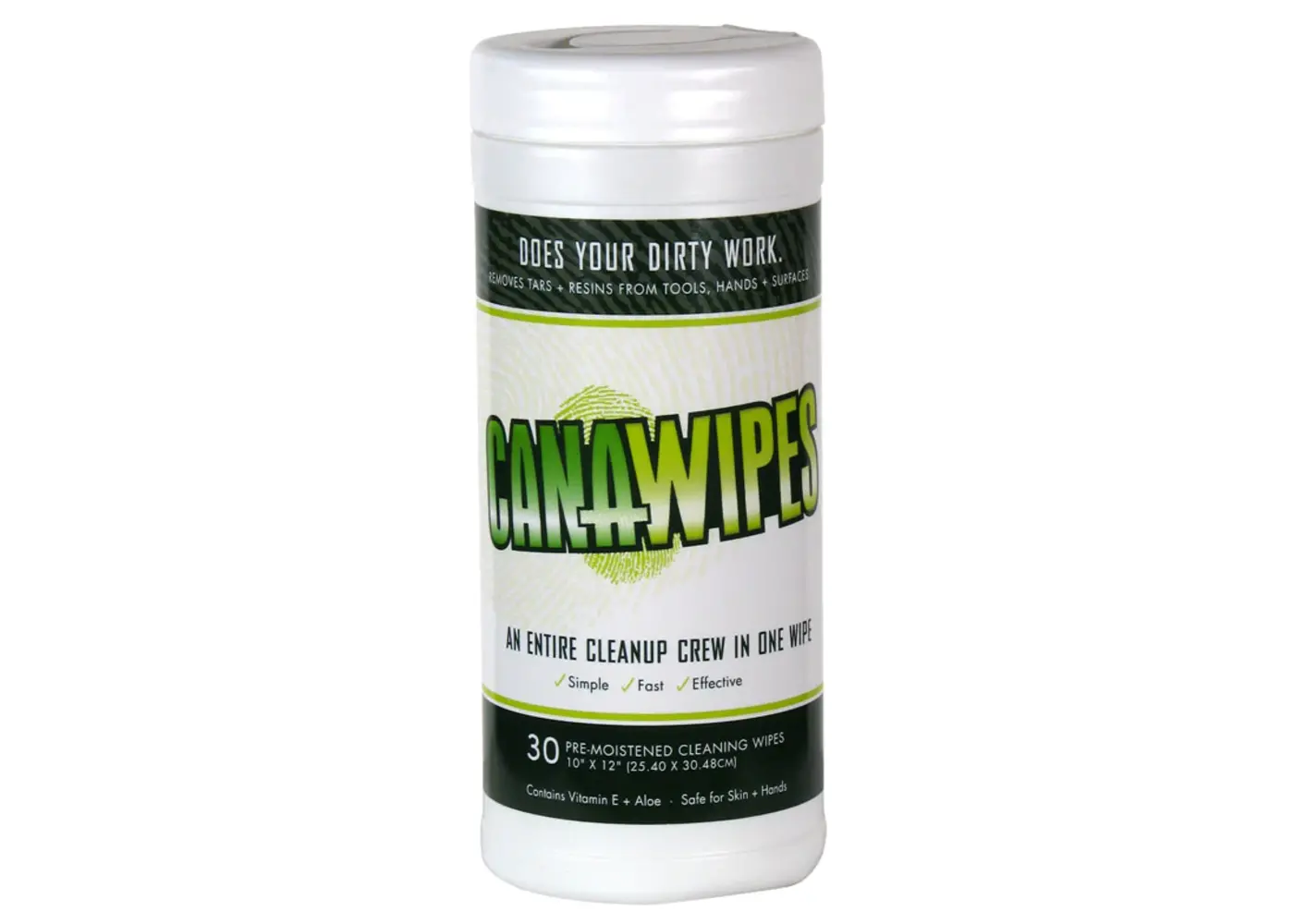 Canawipes Cleaning Wipes, pack of 30