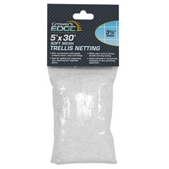 Growers Edge Grower's Edge Soft Mesh Trellis Netting 5' x 30' w/ 3.5" Squares