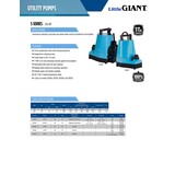  Little Giant 5-MSP Submersible Pump Blue 1200 gph