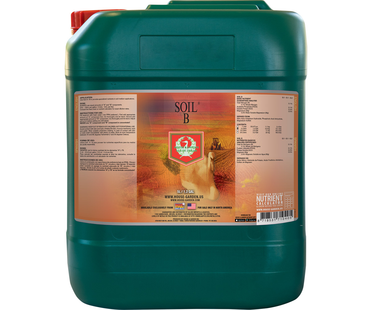 House & Garden House and Garden Soil B 5 Liter