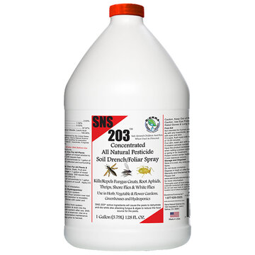  SNS 203 Conc. Pesticide Soil Drench/Foliar Spray 1gal