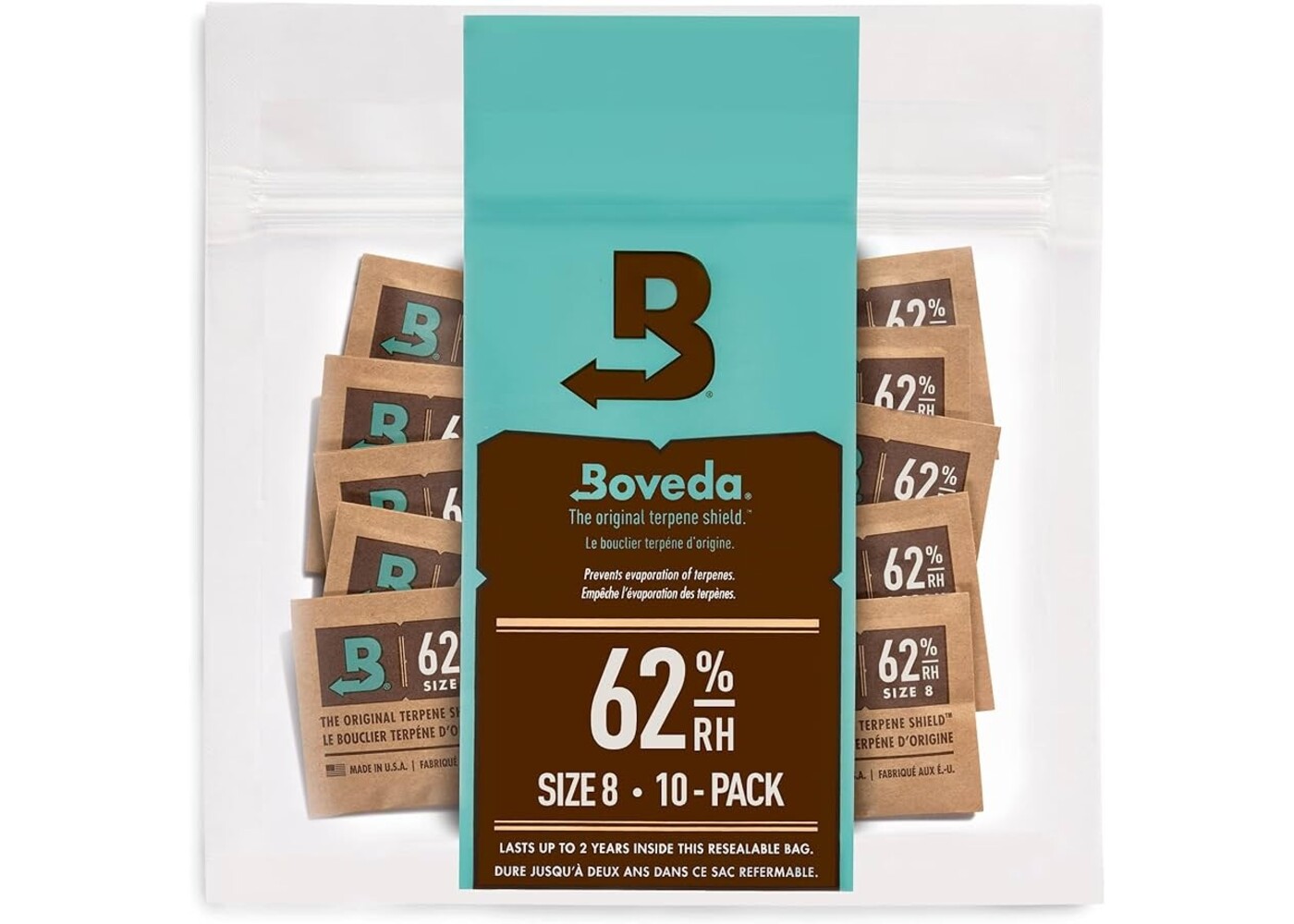 Boveda Inc Boveda 8g 2-Way Humidity 62% 10/Pack