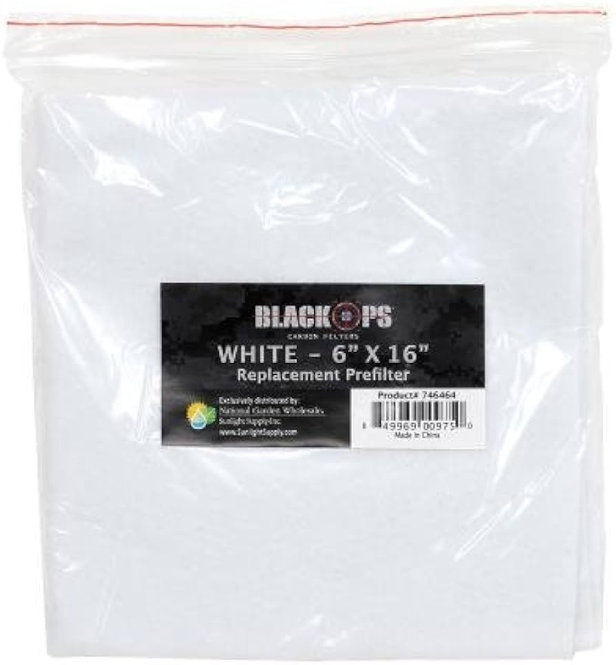 Black Ops Replacement Pre-Filter 6"x16"