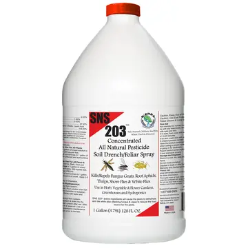 Sierra Natural Sciences SNS 203 Conc. Pesticide Soil Drench/Foliar Spray Pint