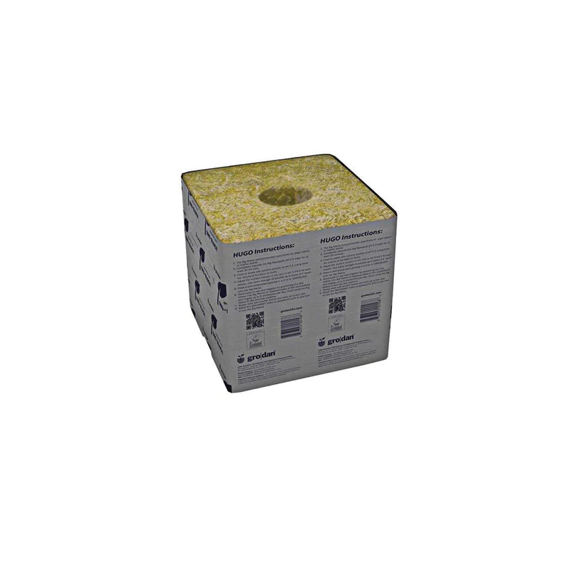 Grodan Grodan Hugo 6" Block w/ Hole