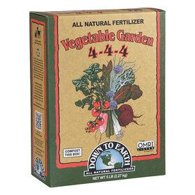 Down To Earth Vegetable Garden 4-4-4 5lb
