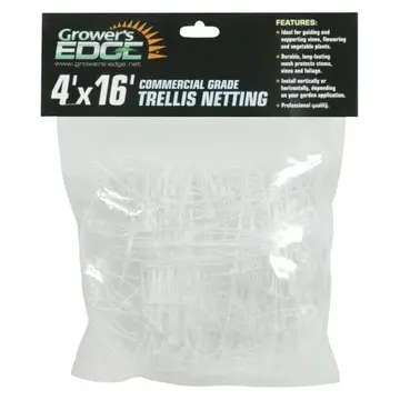  Grower's Edge® Commercial Grade Trellis Netting 4'x16'