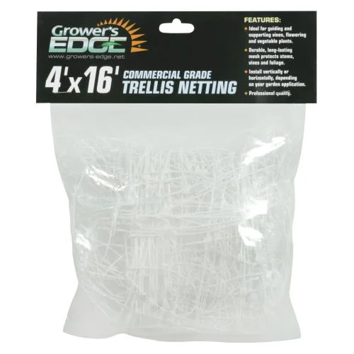 Grower's Edge® Commercial Grade Trellis Netting 4'x16'