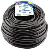  3/8" ID Black Tubing Cut by the Foot