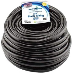3/8" ID Black Tubing Cut by the Foot