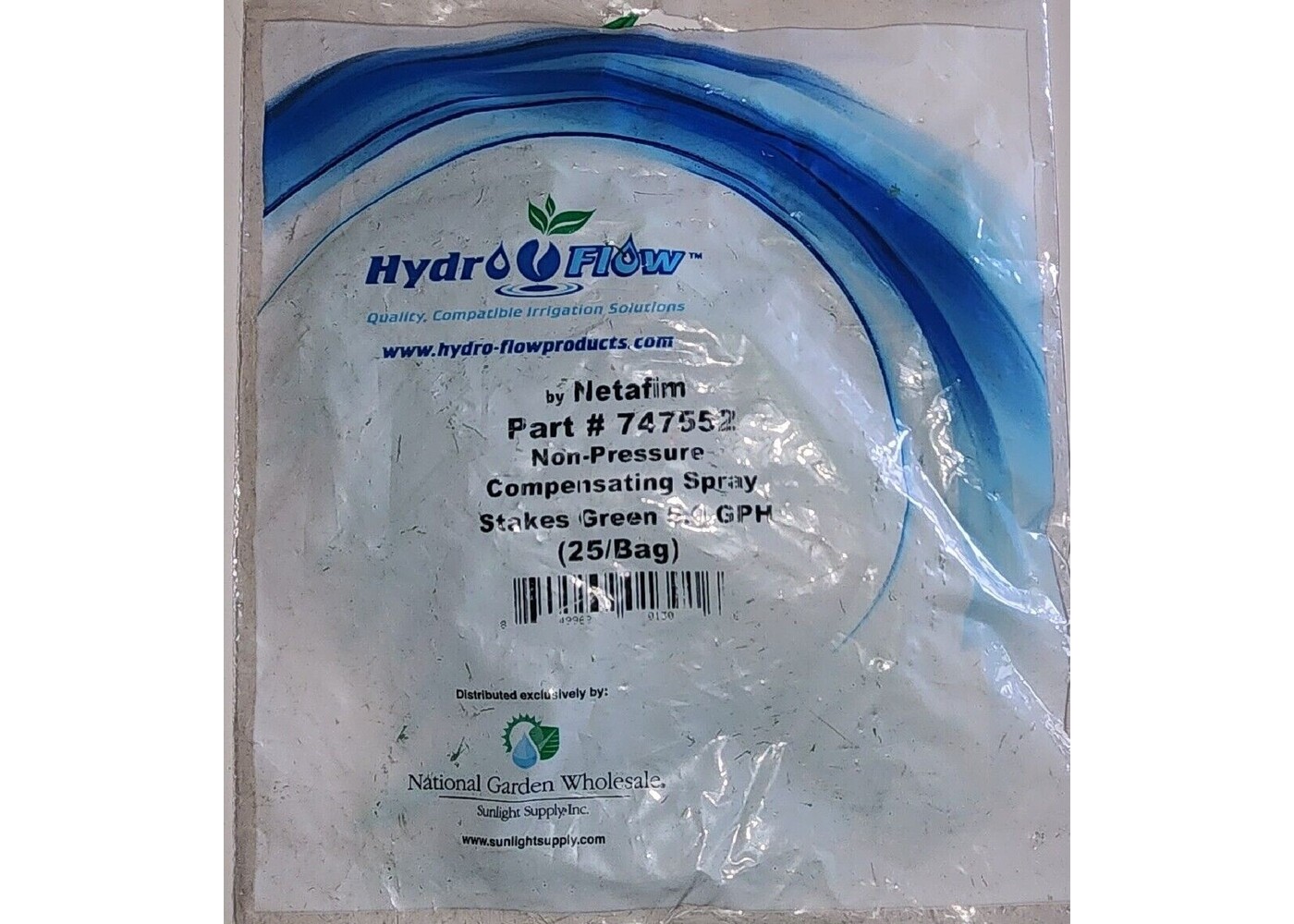 Hydro Flow Hydro Flow / Netafim Non-Pressure Compensating Spray Stakes Green 5.0 GPH