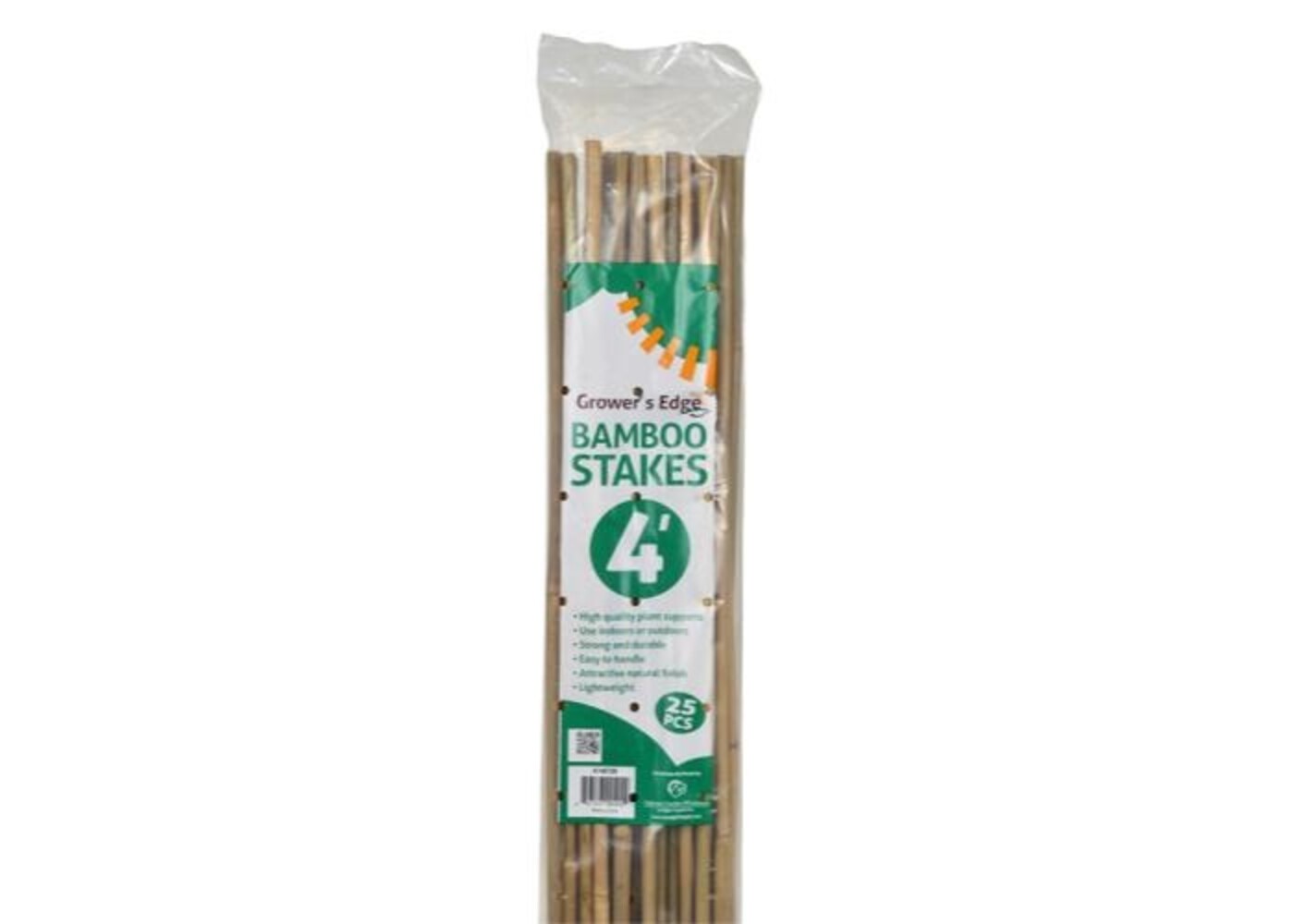 Growers Edge Grower's Edge Natural Bamboo 4 ft - 25/Bag (20 Bags/Bundle)