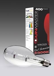 SunMaster Red Sunrise 400W MH Bulb