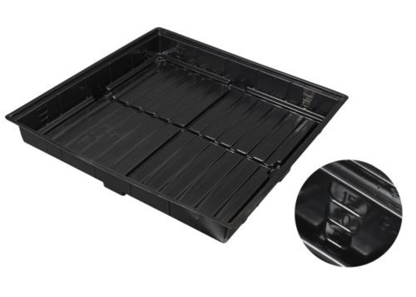 Flo n Gro Flo-n-Gro Low Profile Flood Table Tray 4 ft x 8 ft OD - Black